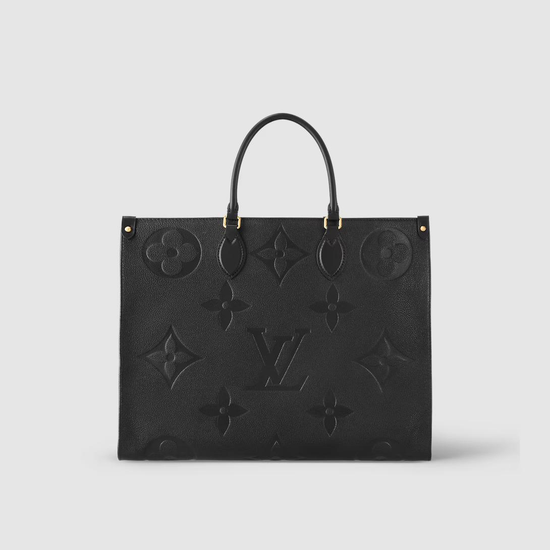 Túi Louis Vuitton Onthego Gm Monogram Empreinte Nữ Đen